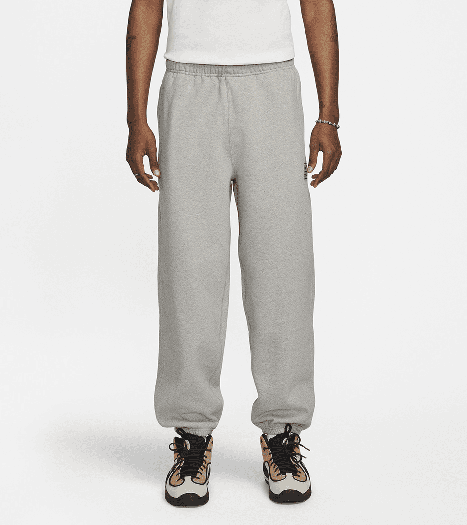 Stussy x Nike Fleece Pants Grey XS-2XL DO9340-063 New