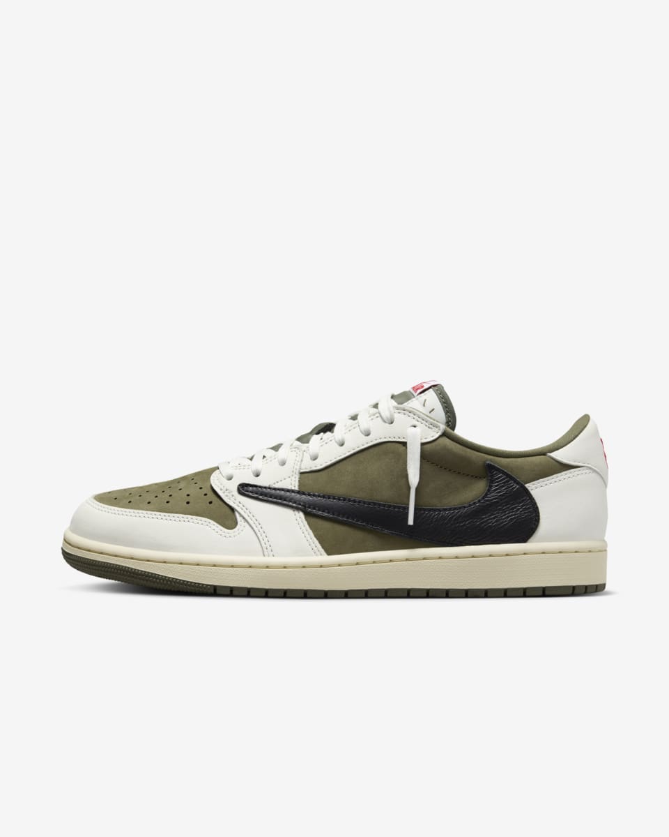 Date de sortie de la Air Jordan 1 Low x Travis Scott « Reverse Olive » (DM7866-200)