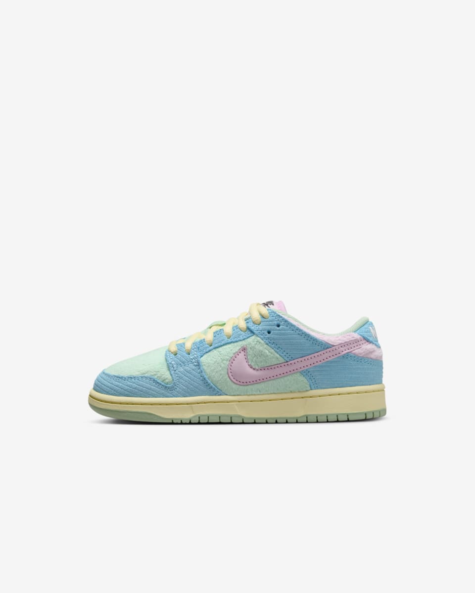 Lanceringsdato for Nike SB Dunk Low Pro x Verdy "Blue Gaze and Enamel Green" (FZ7195-400)