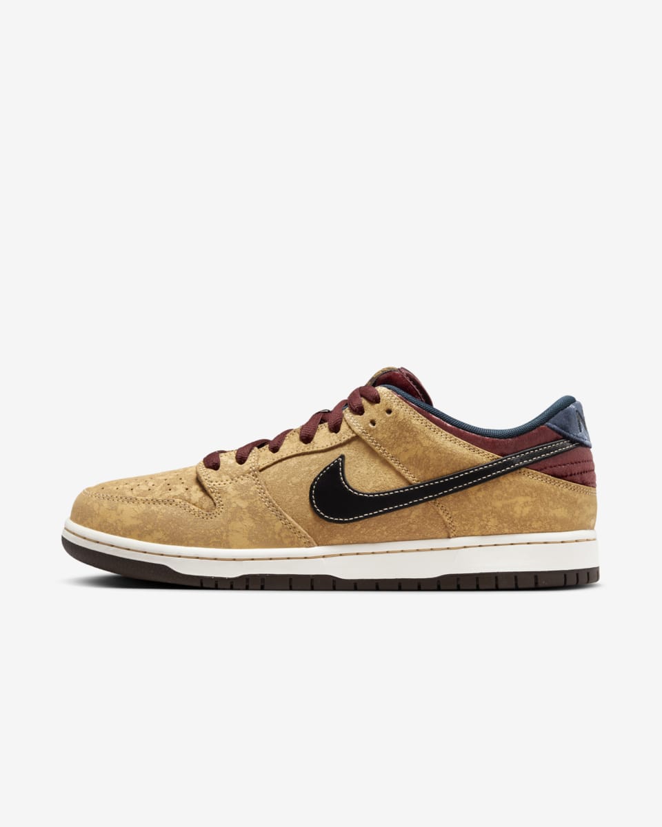 Lanceringsdato for Nike SB Dunk Low Pro "Celestial Gold and Dark Team Red" (FZ1278-200)