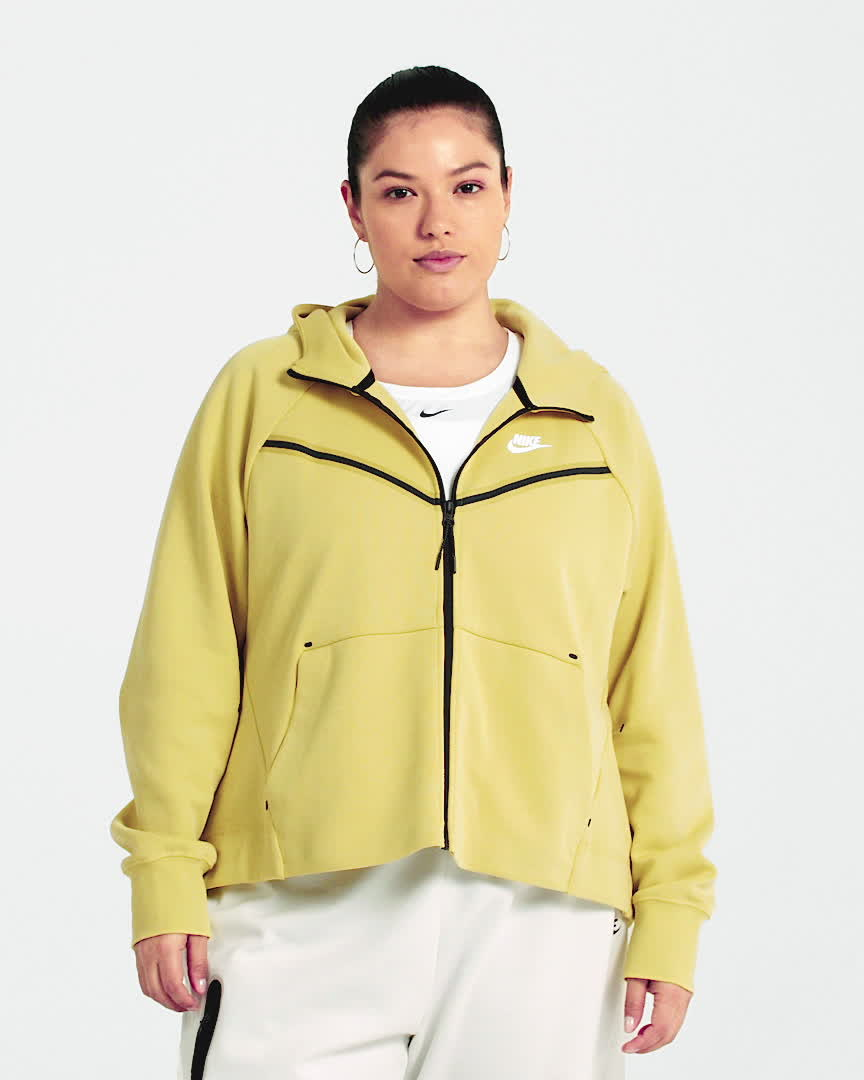 Nike Sportswear Tech Fleece Windrunner Women's Full-Zip Hoodie (Plus Size).  Nike CH