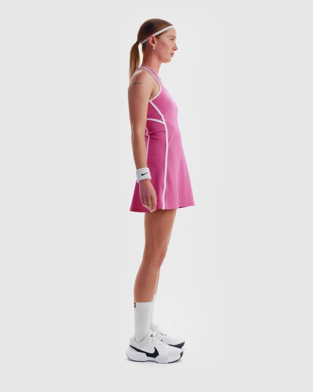 slim fit dress slacks Nike Womens Court Slam Dri-FIT Dress - Thunder Blue/White main image 0