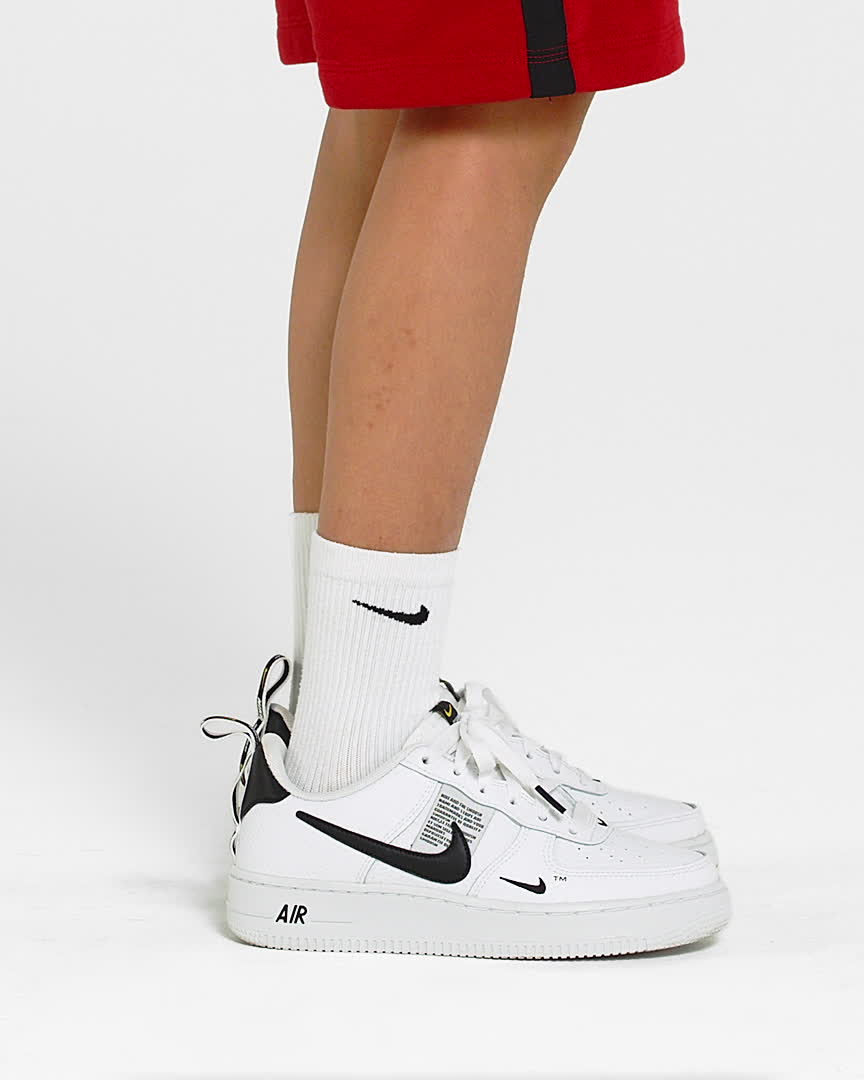 Nike Air Force 1 LV8 Utility Big Kids' Shoes.