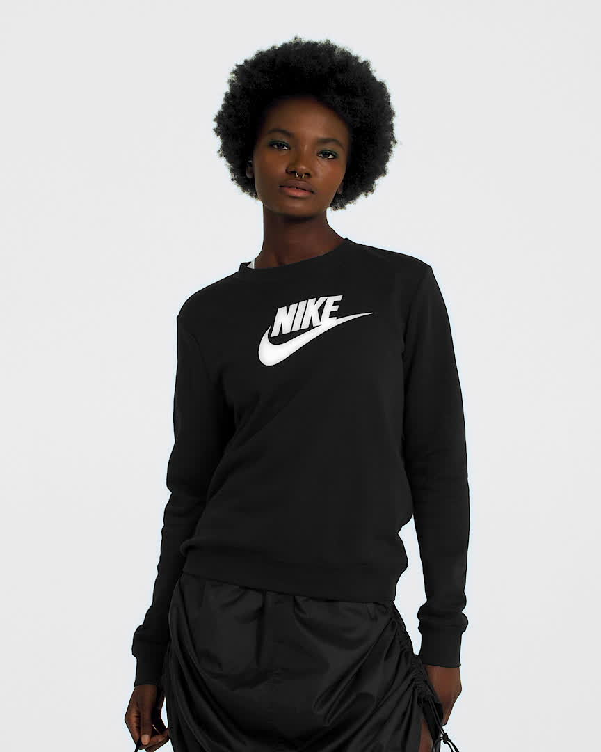 Nike Sportswear Club Fleece Women's Logo Crew-Neck Sweatshirt. Nike.com