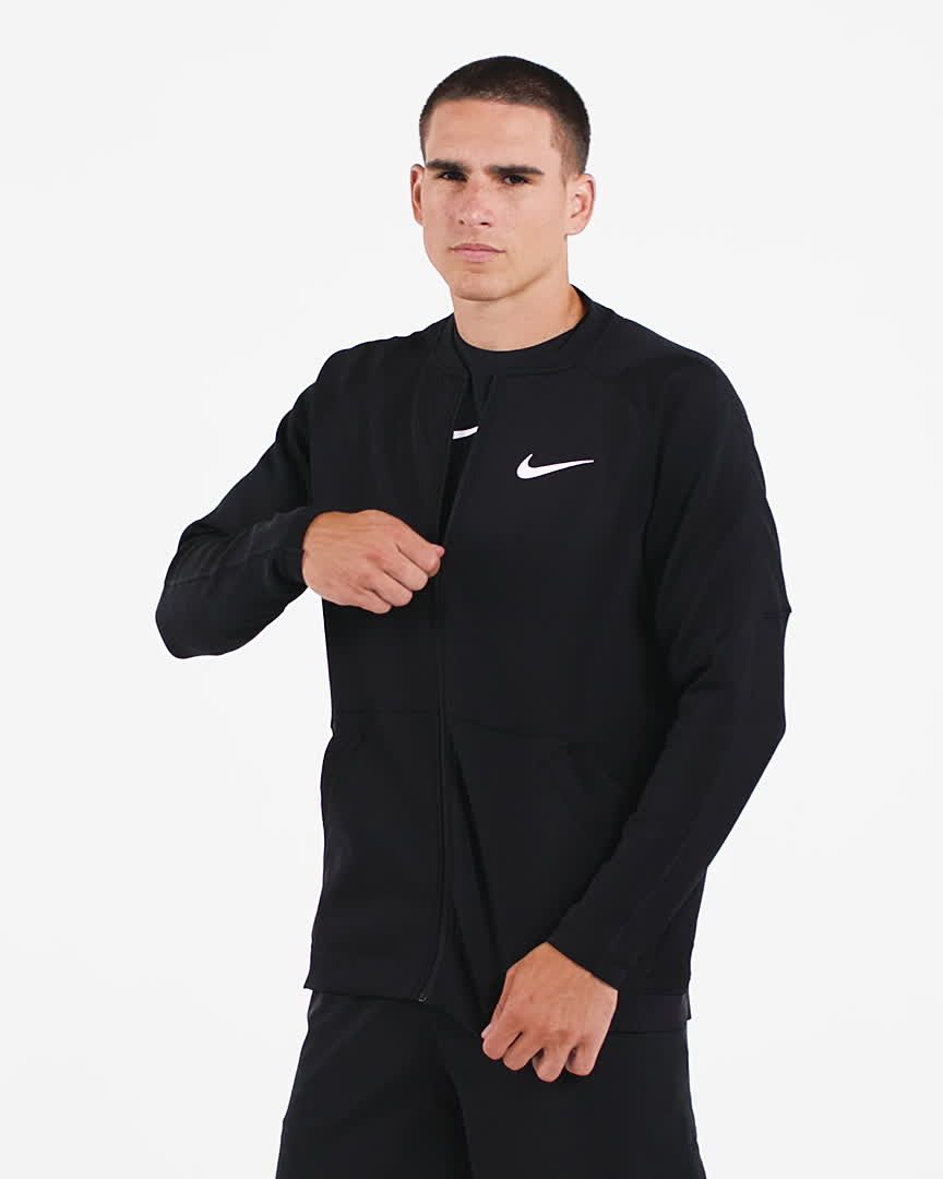mens nike pro jacket