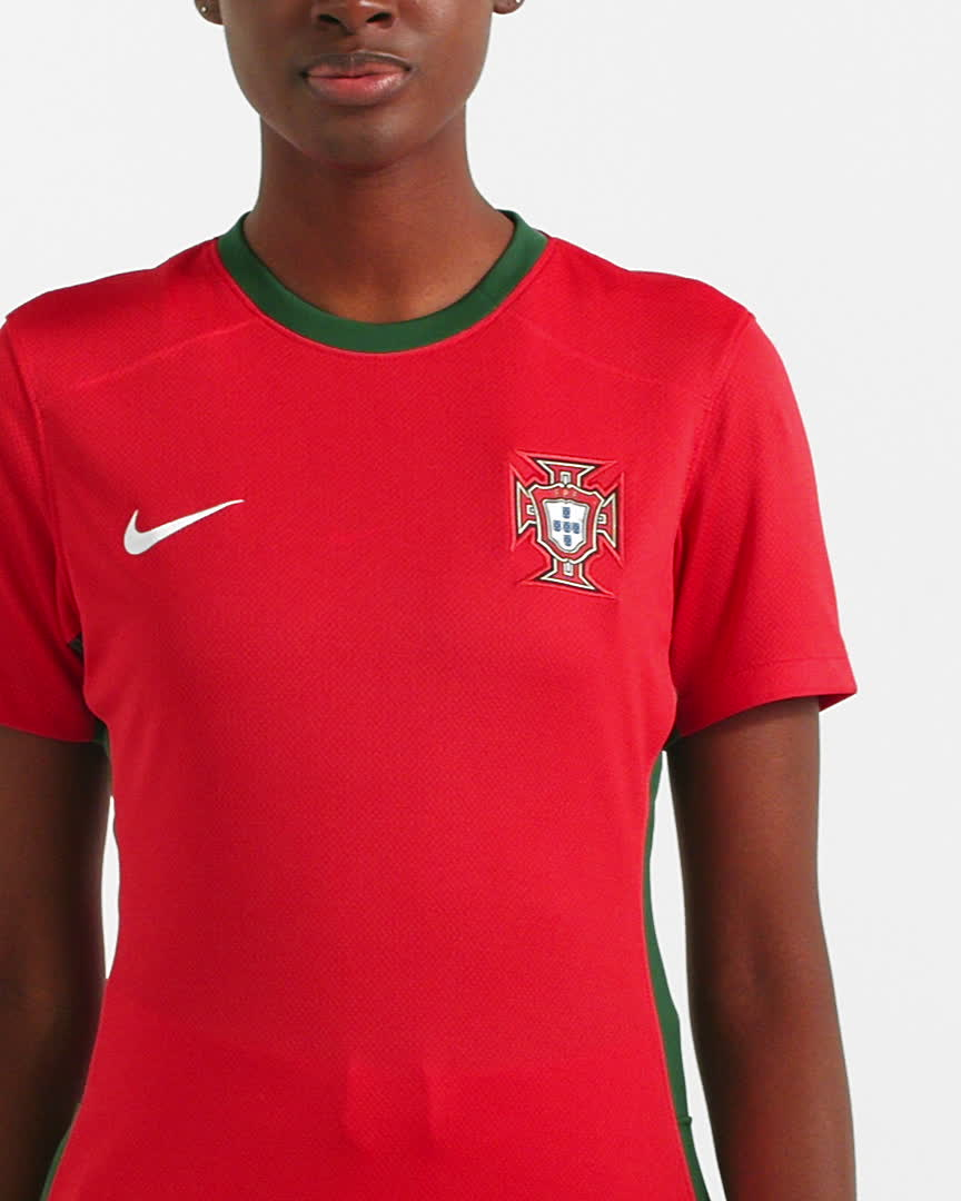 Portugal 2023 Stadium Home Women's Nike Dri-FIT Football Shirt. Nike IE