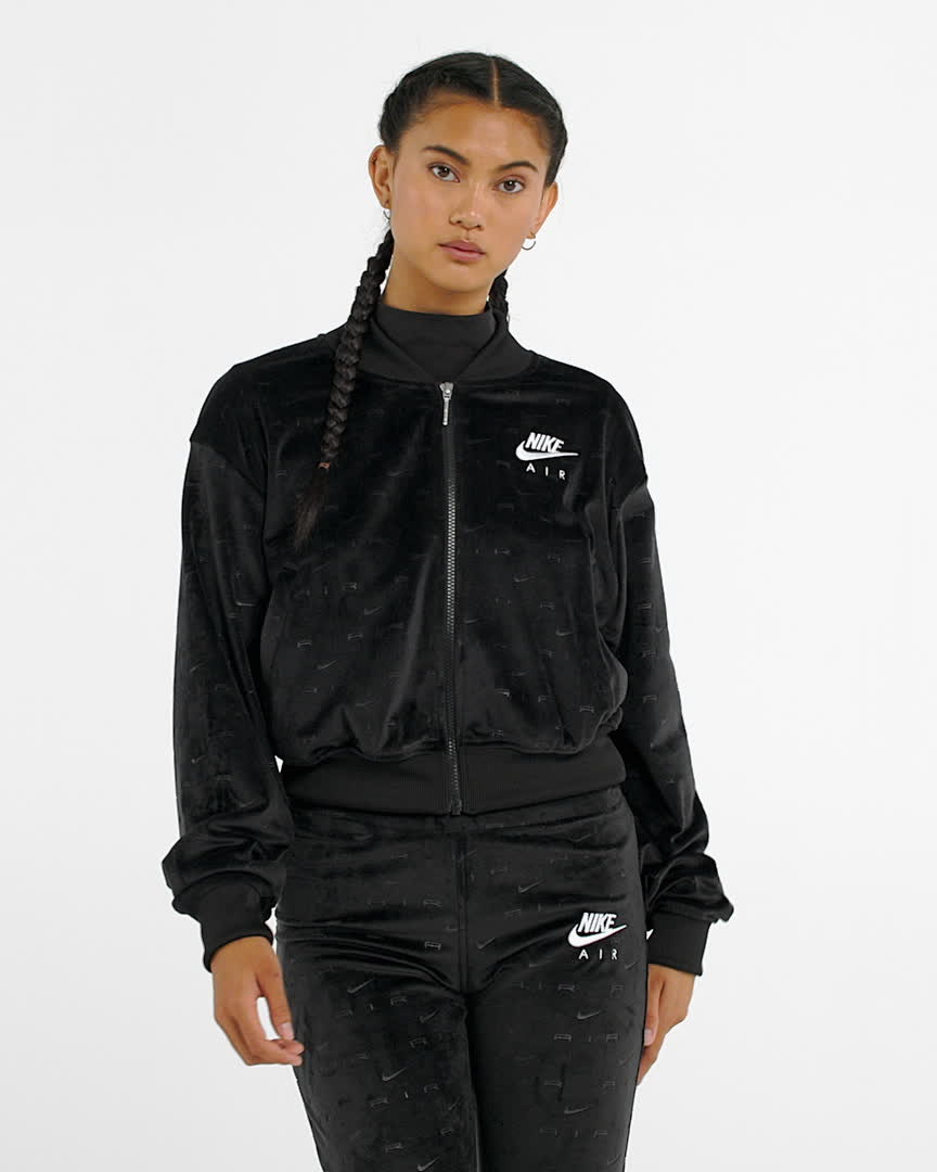 nike velour sweatsuit womens