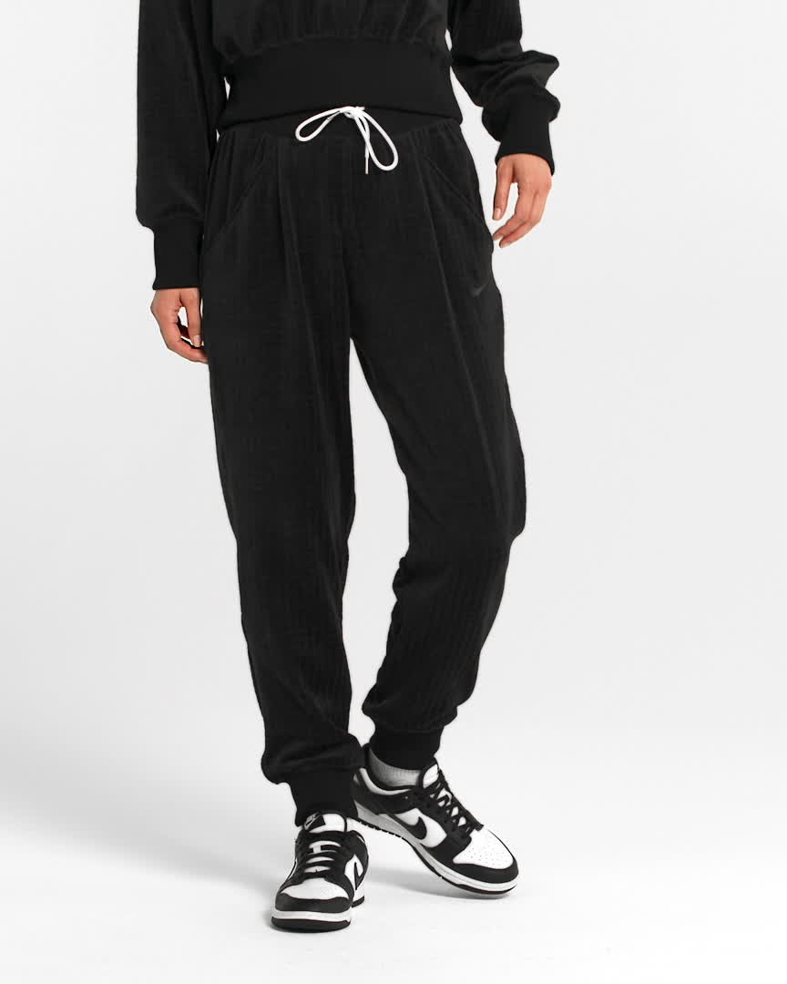 Nike Sportswear Womens High Waisted Velour Joggers Nike Jp