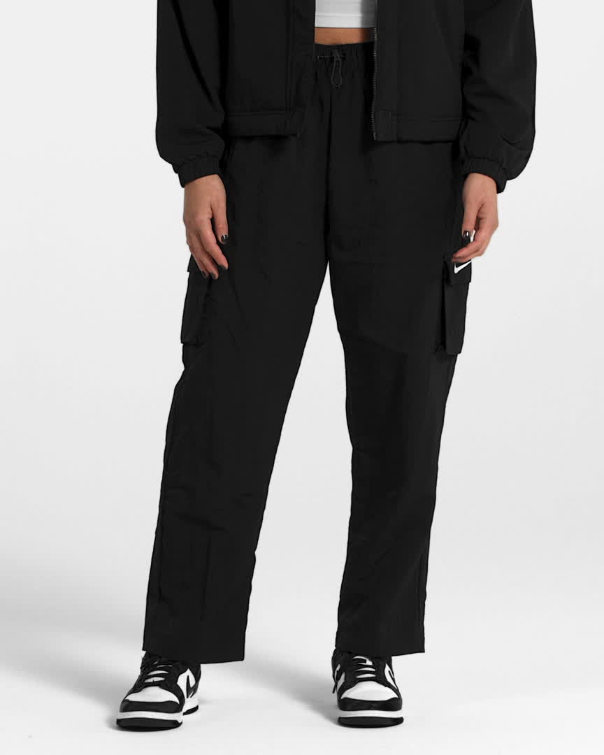 Nike Sportswear Essential Women's High-Rise Woven Cargo Pants. Nike JP