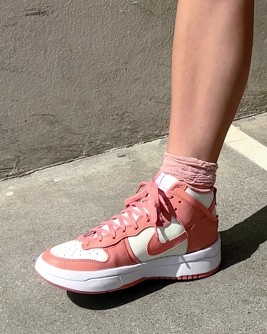 pink nike high tops womens