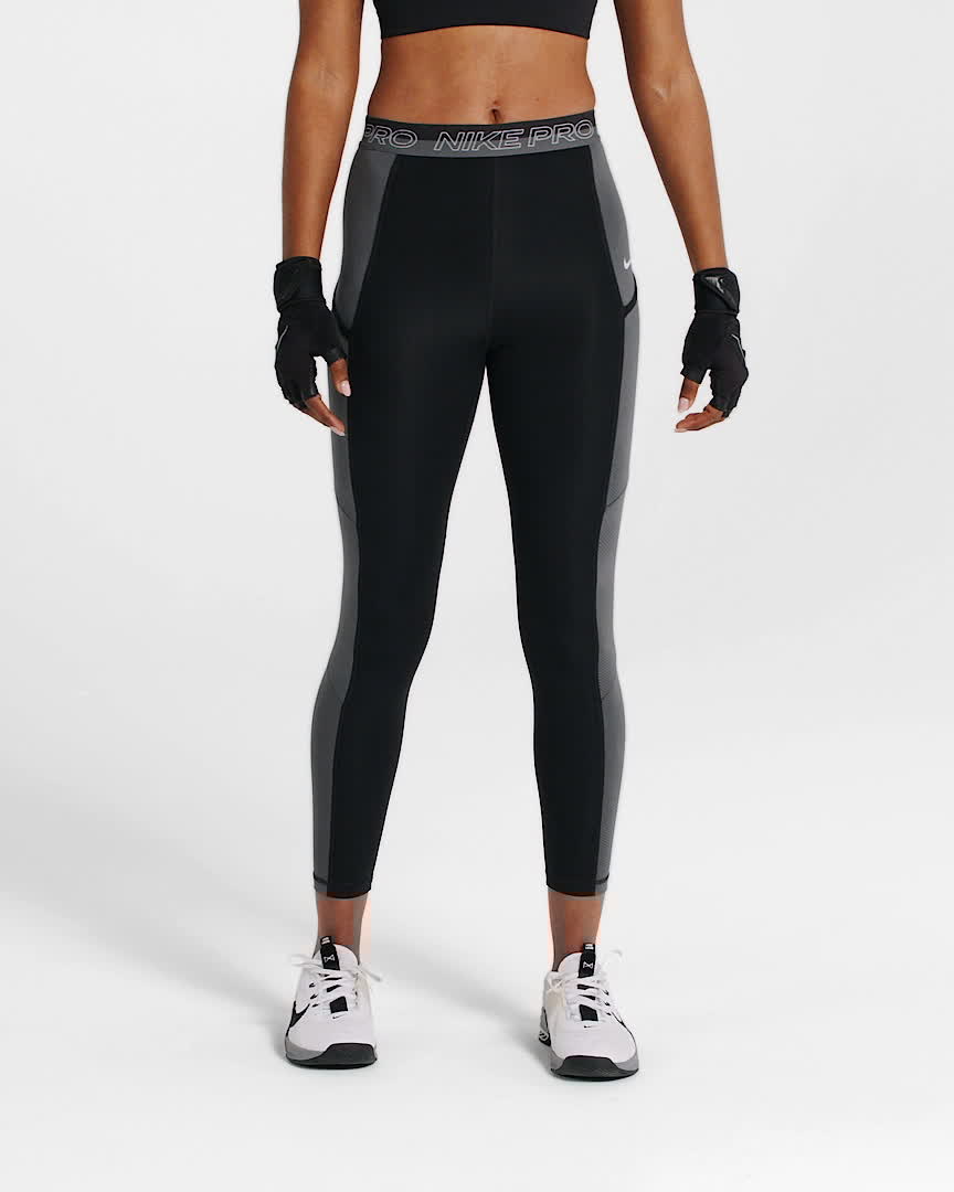 Leggings de entrenamiento de 7/8 y cintura alta para mujer Nike Pro con