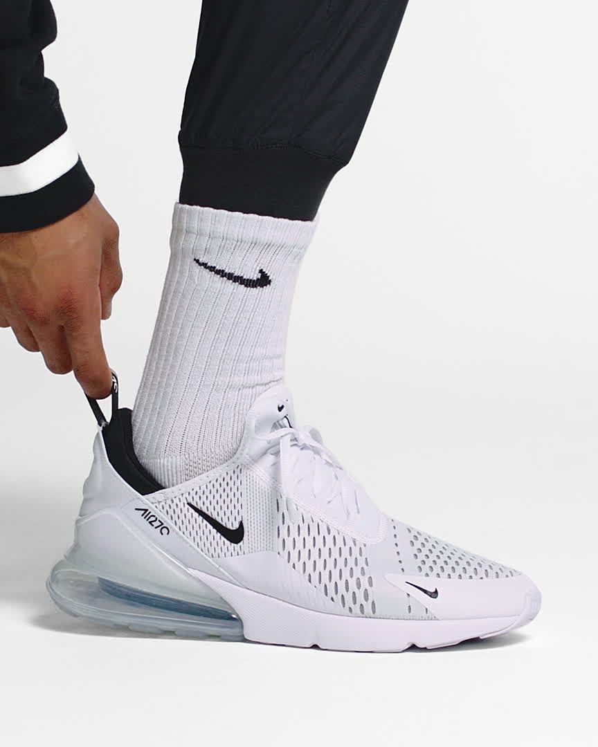 nike air max 270 men's white