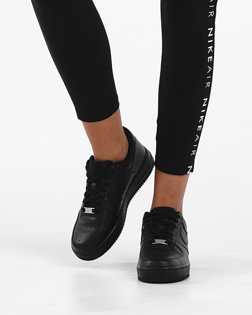 nike air force 1 07 black and white womens