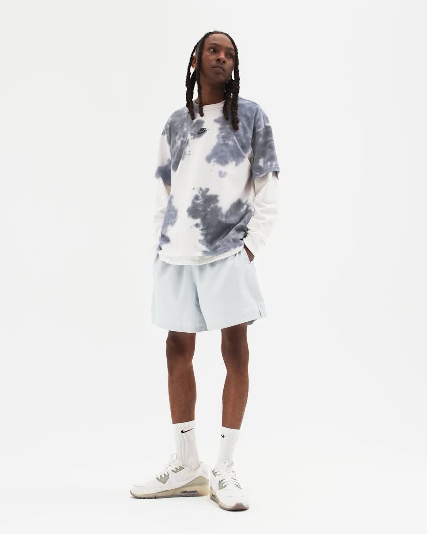 mens nike woven flow shorts