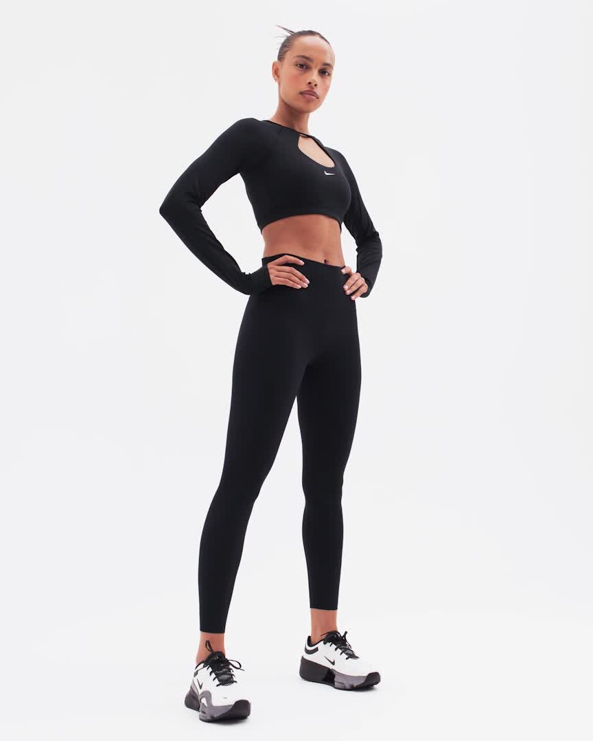 Nike Crop Top Women's Medium-Support Padded Sports Bra. Nike SK