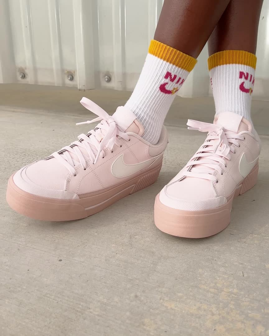 nike court legacy pink