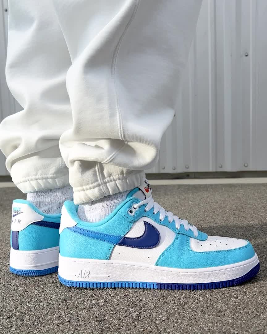 nike air force 1 azules hombre