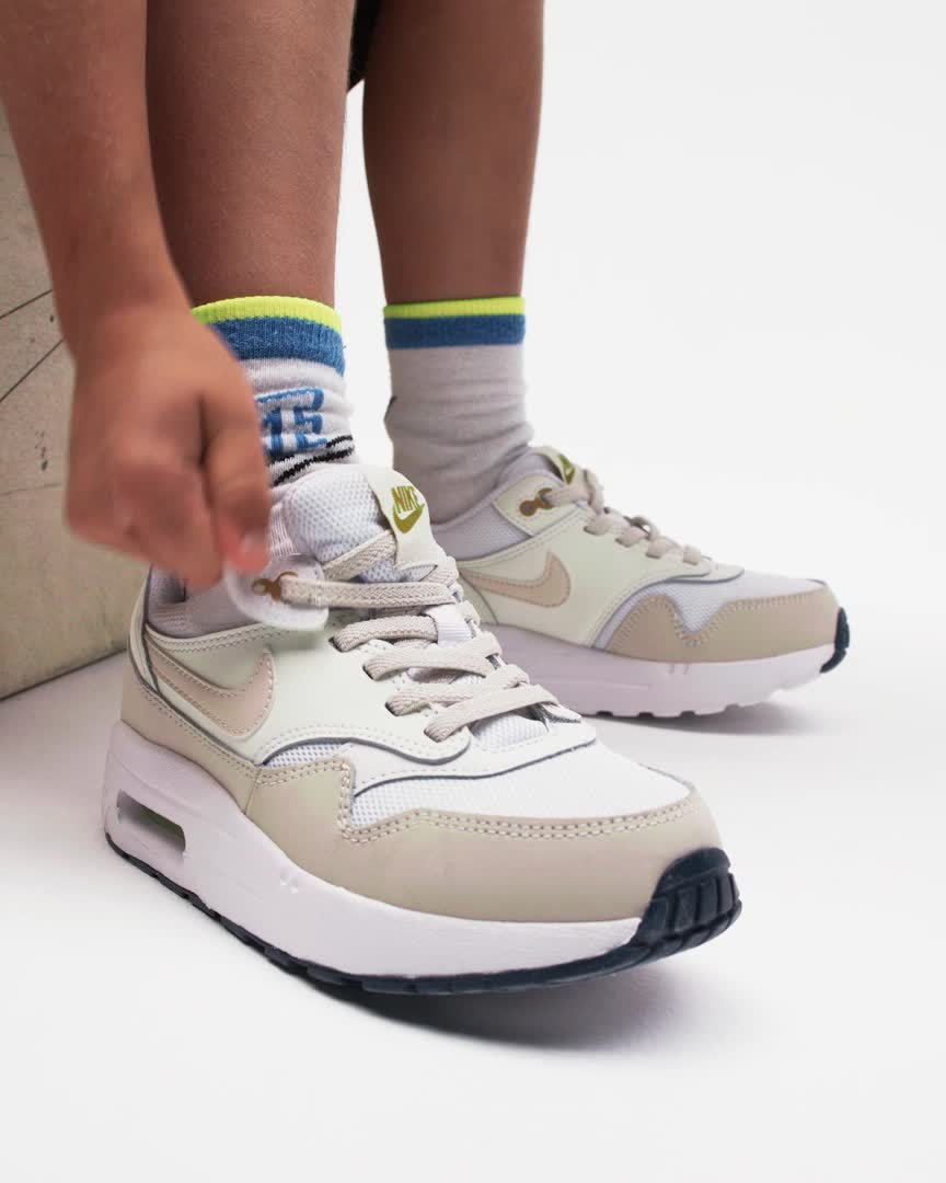 Kid's Air Max 1 EasyOn SE (PS) Rainbow Swoosh