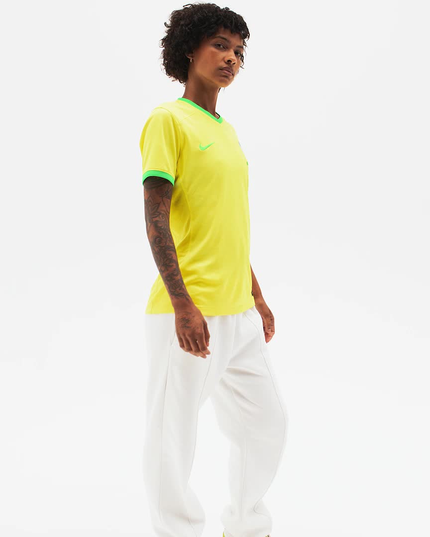 Brazil Women's National Team Nike Women's 2023 Home Replica Jersey - Yellow