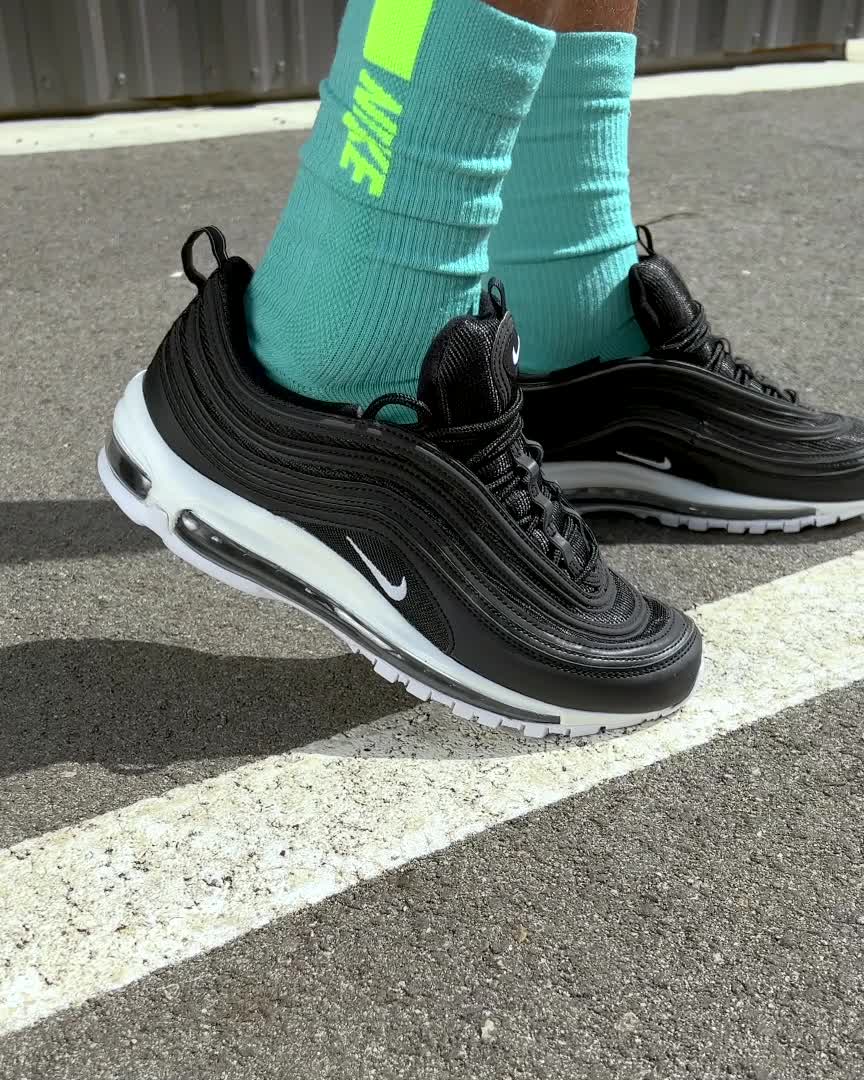 womens nike air max 97 black and white