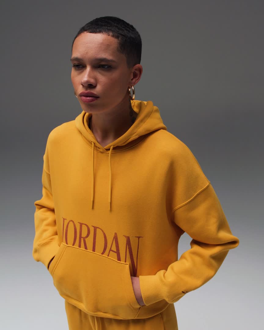 Jordan Brooklyn Fleece Women's Pullover Hoodie. Nike LU