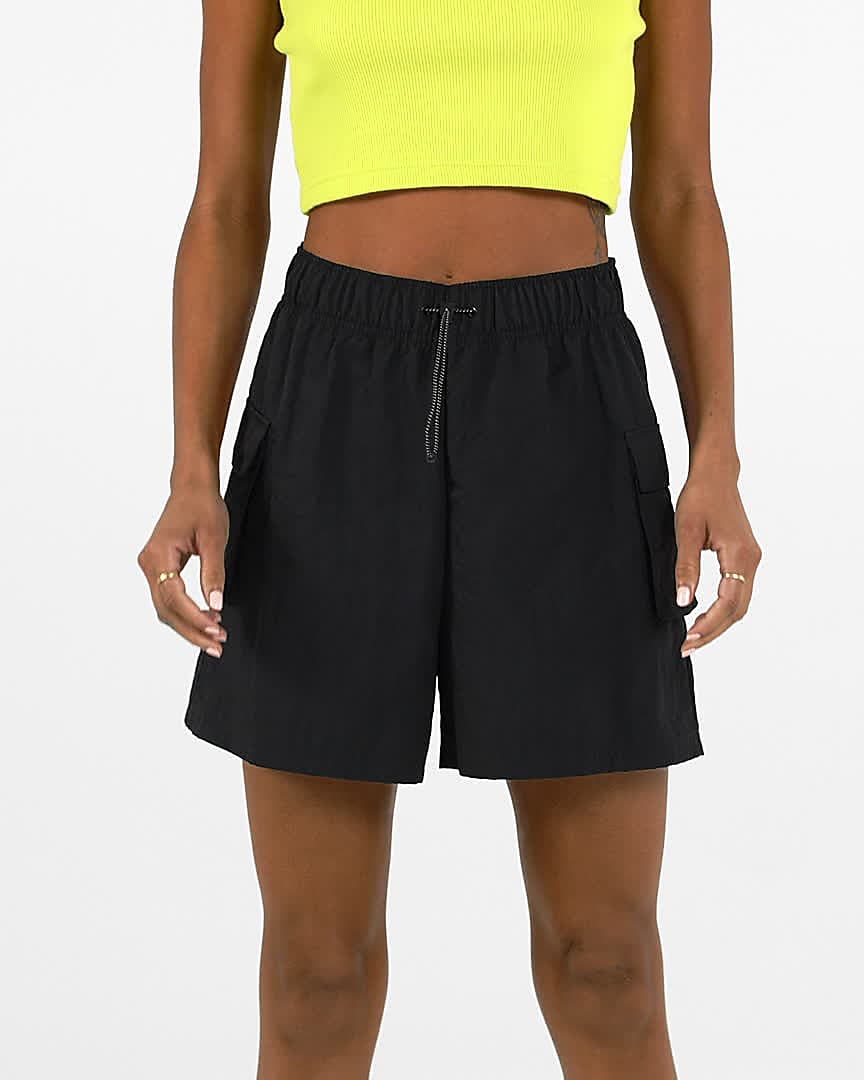 Nike Sportswear Essentials Women's Woven High Rise OH Pants Verde