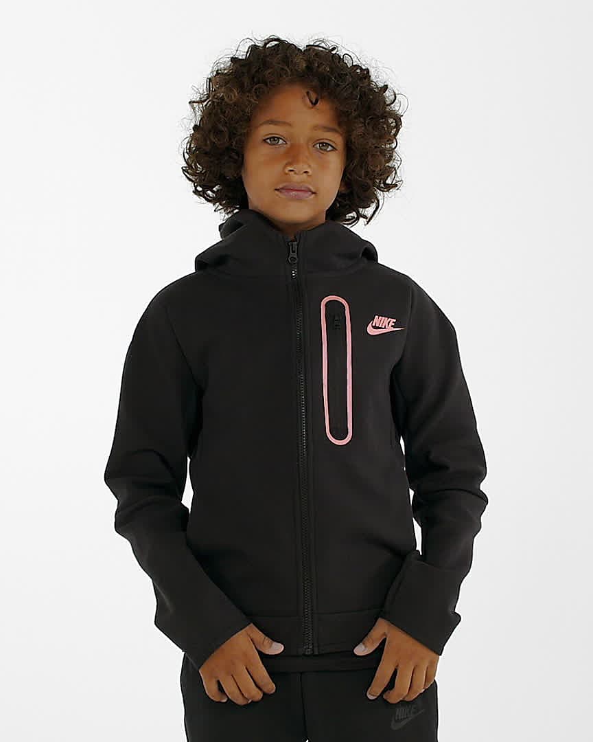 Nike Sportswear Tech Fleece Big Kids' (Boys') Brushed Full-Zip Hoodie. Nike .com