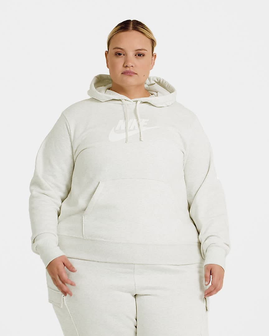 Nike Sportswear Girls' Plus Size Club Fleece Full Zip Hoodie