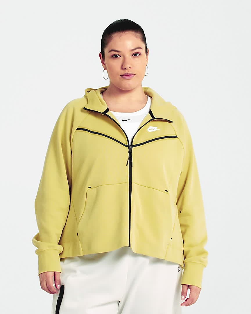 O después Censo nacional Personas mayores Nike Sportswear Tech Fleece Windrunner Women's Full-Zip Hoodie (Plus Size).  Nike CH