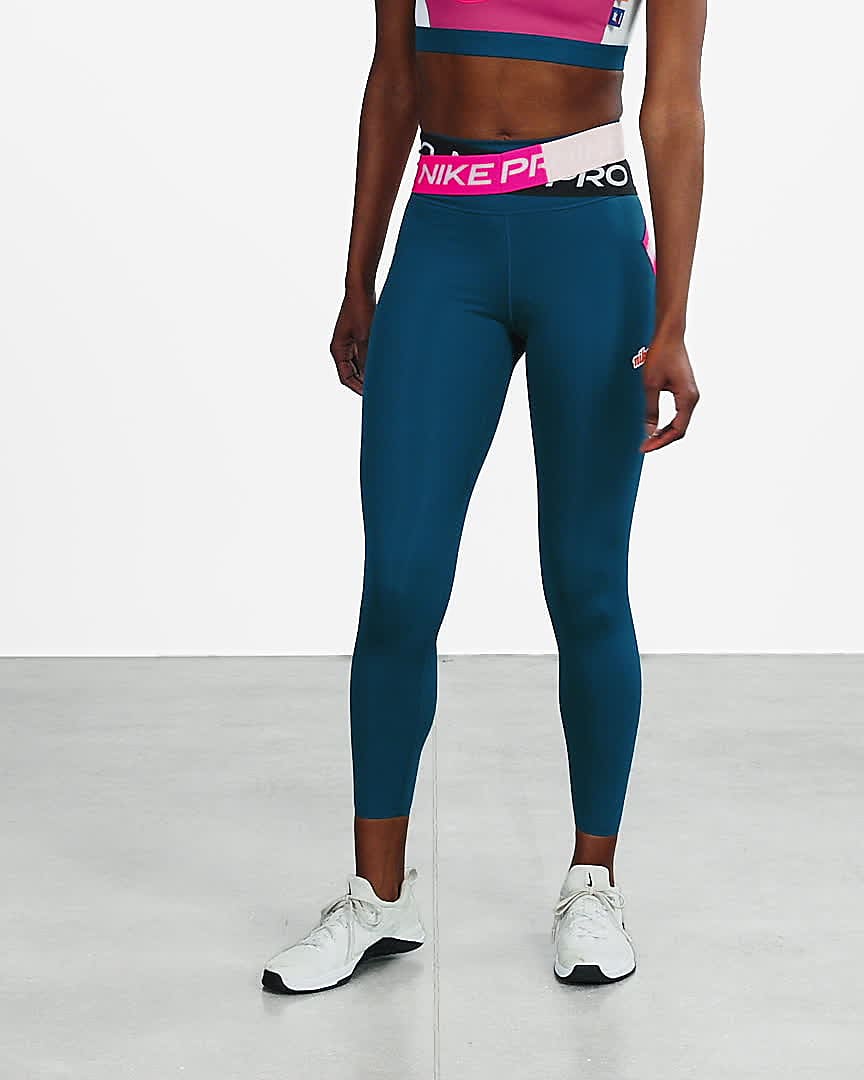 nike training one luxe tights blue