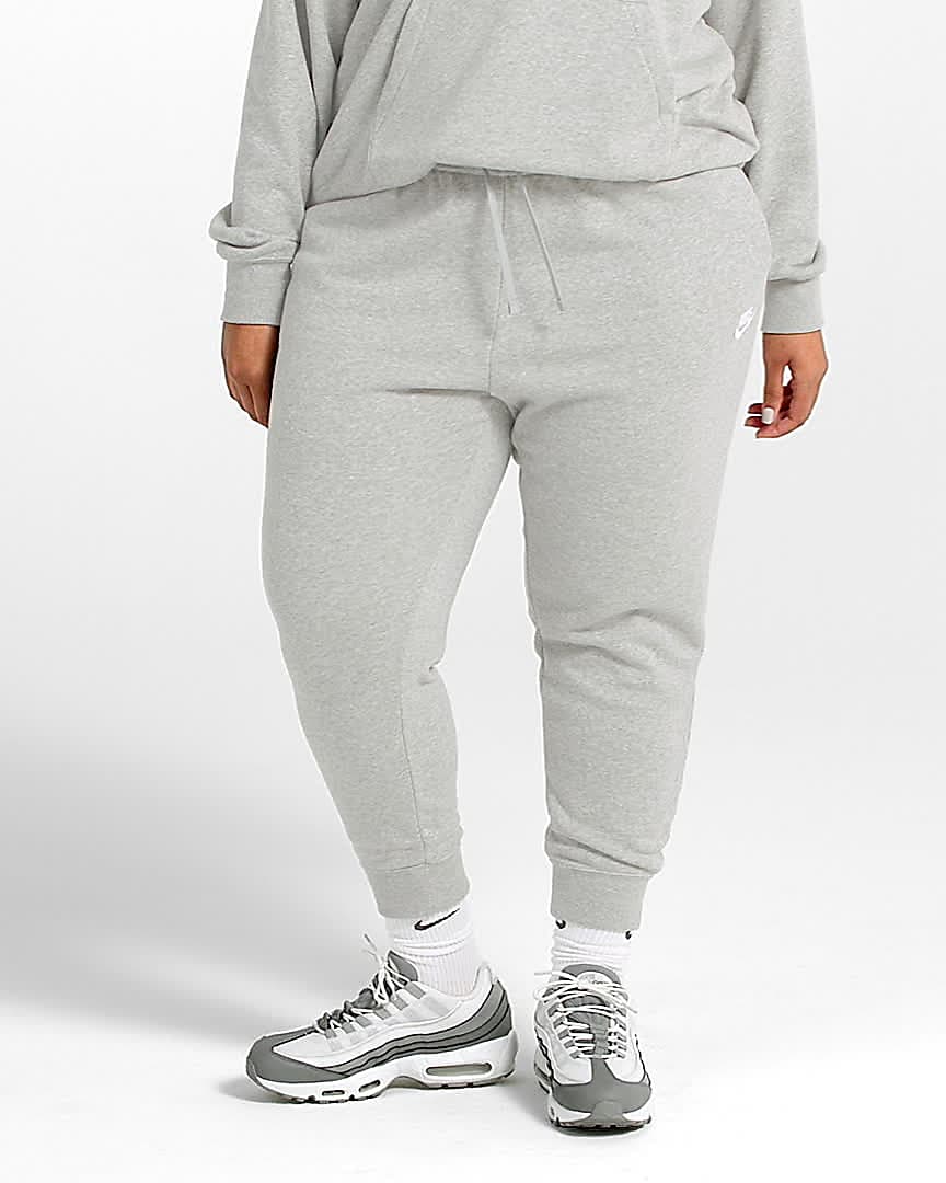 Nike Womens Sportswear Club Fleece Jogger Pants Grey XS
