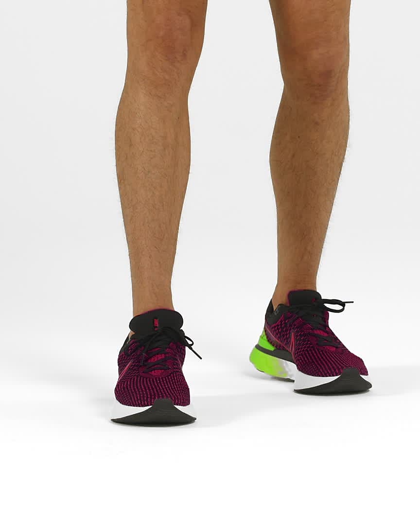route Nike React Infinity Run Flyknit 3 