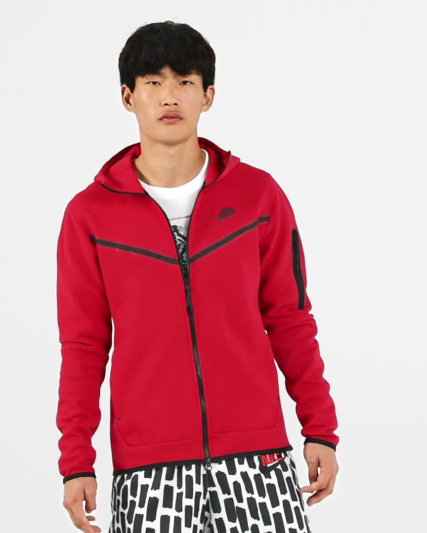 Nike Sportswear Tech Fleece Hoodie met rits voor heren. Nike NL