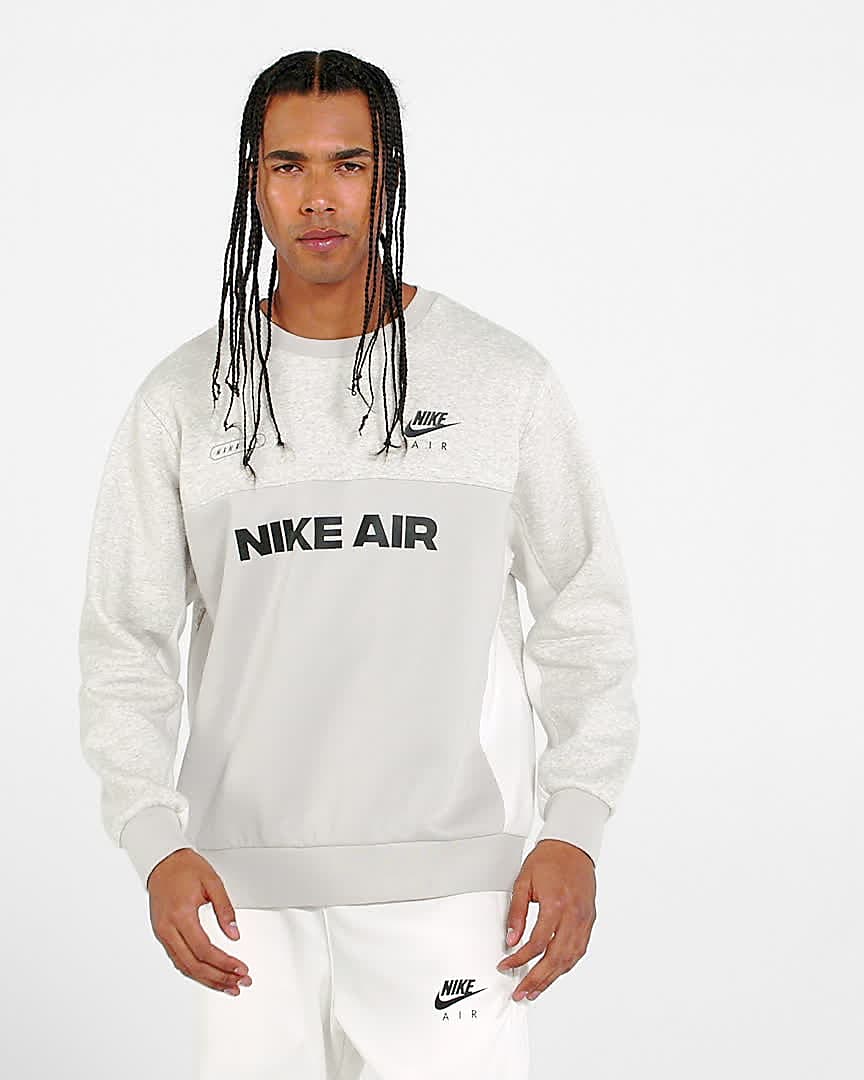 Nike Air Sudadera de tejido Fleece cepillado en la parte trasera - Hombre.  Nike ES