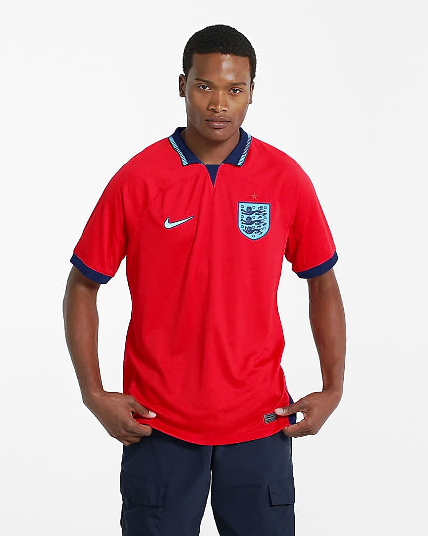 Nike England 2022 Away Jersey Youth (Red)