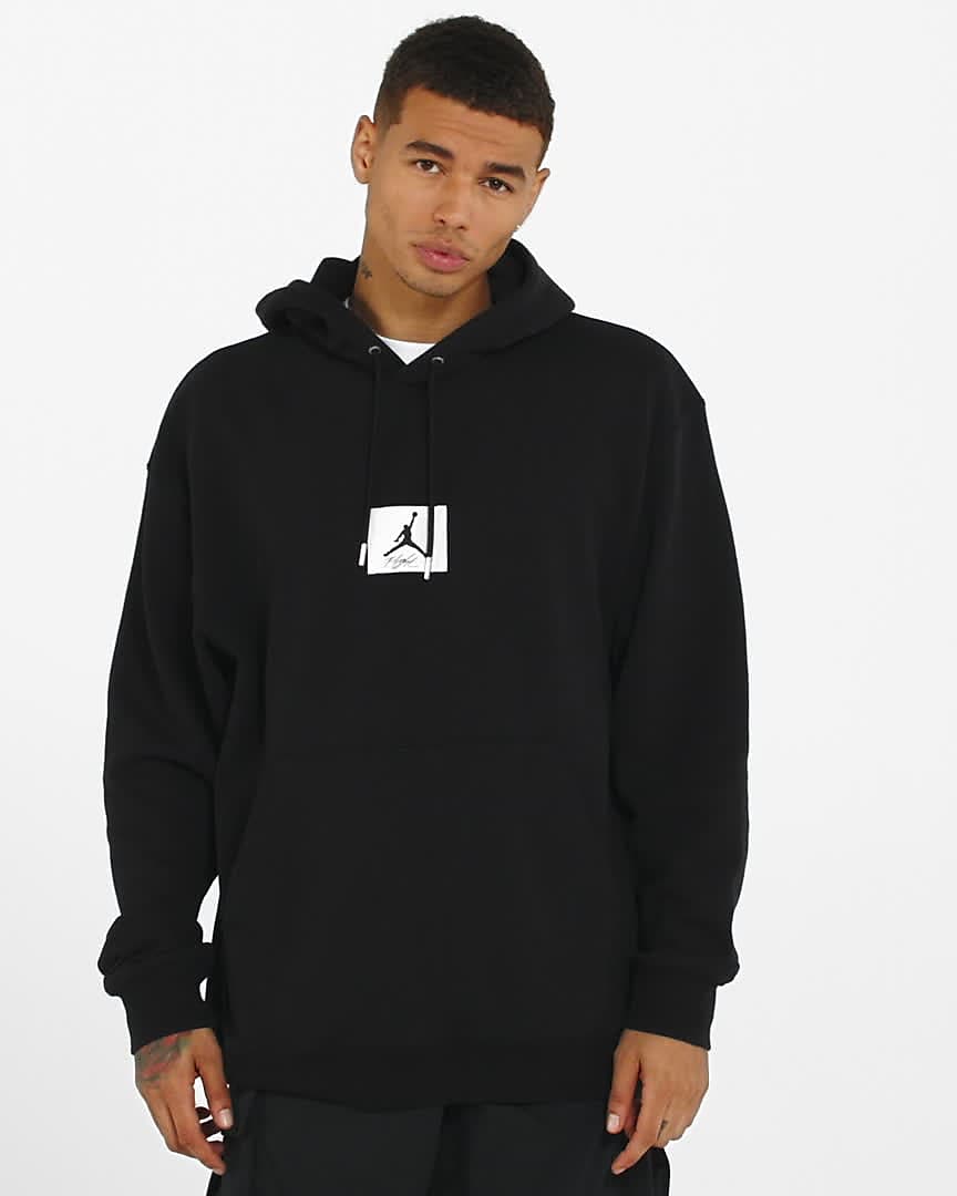 black jordan fleece hoodie