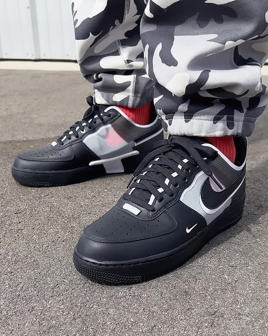 Nike Air Force 1 React Men's Shoes Size 7 (Black)