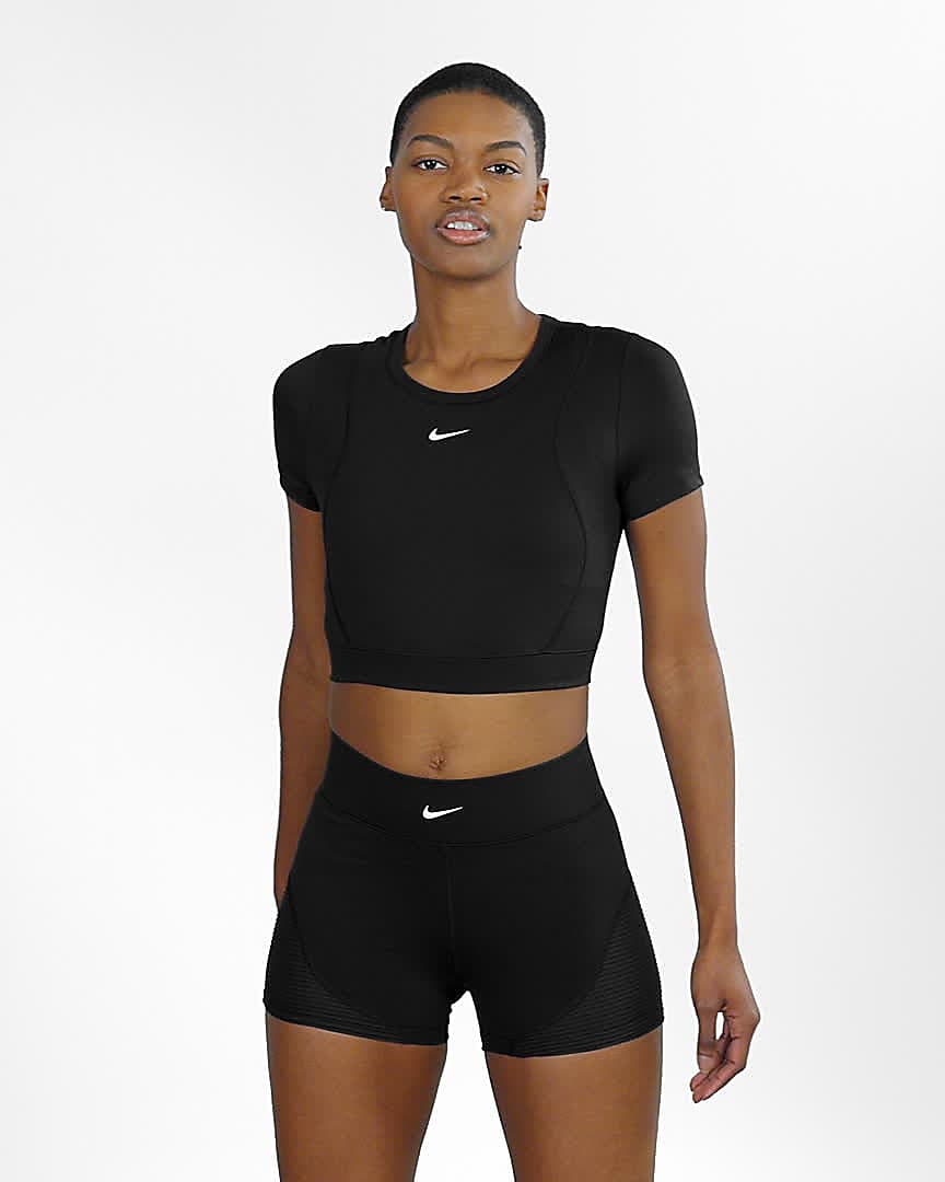 nike crop top with shorts