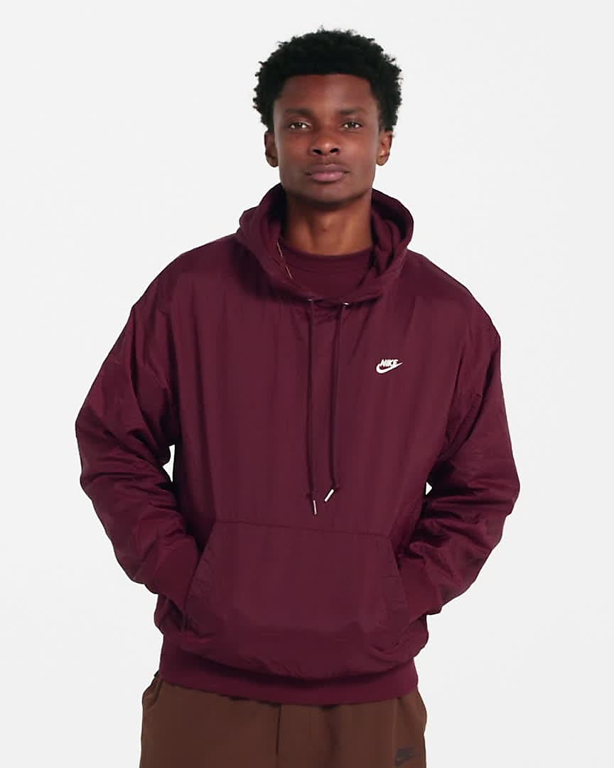 Nike Sportswear Circa Men's Lined Winterized Pullover Hoodie. Nike HU