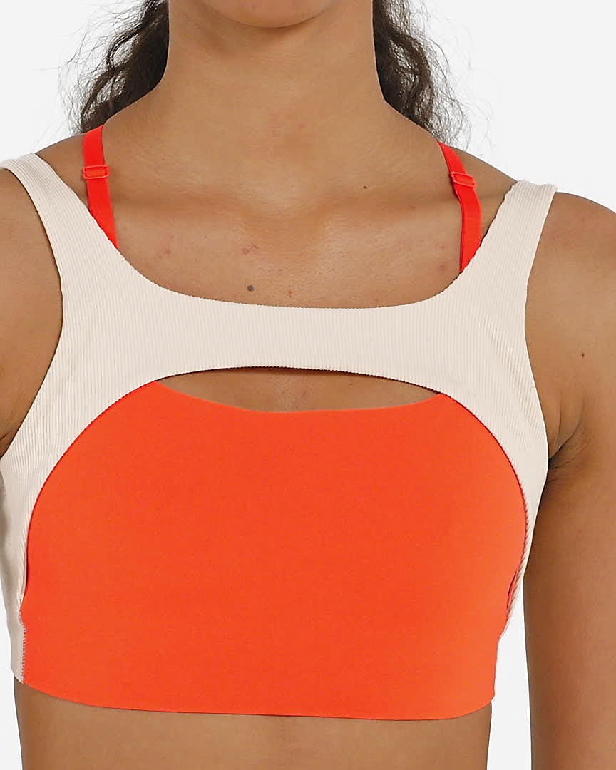 Nike Yoga Indy Women's Light-Support Lightly Lined Ribbed Sports Bra.