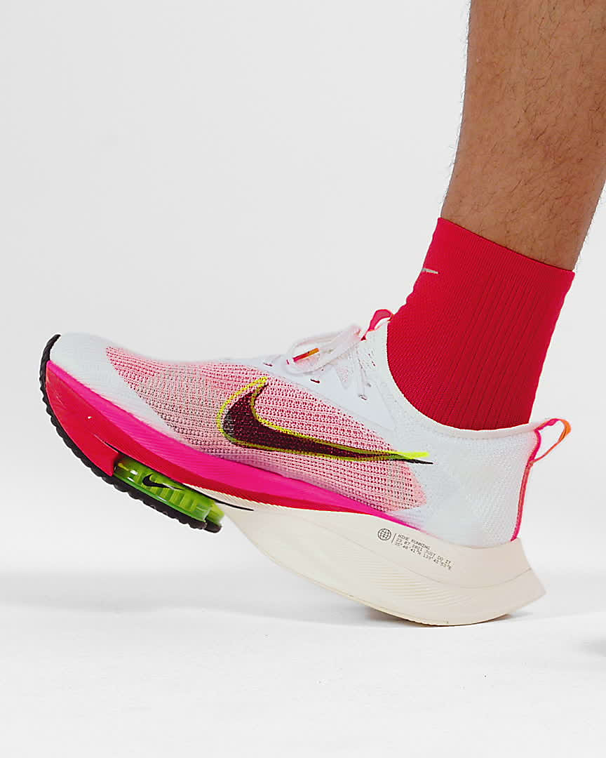 Nike Air Zoom Alphafly NEXT% Flyknit Men's Road Racing Shoe. Nike ID