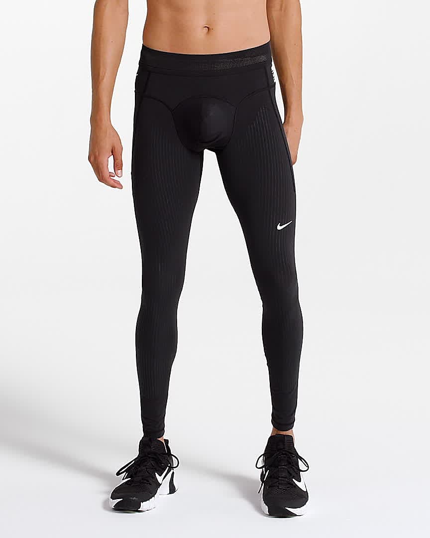 Nike Pro Men's 3/4 Length Training Tights 838055-451 Obsidian - Walmart.com