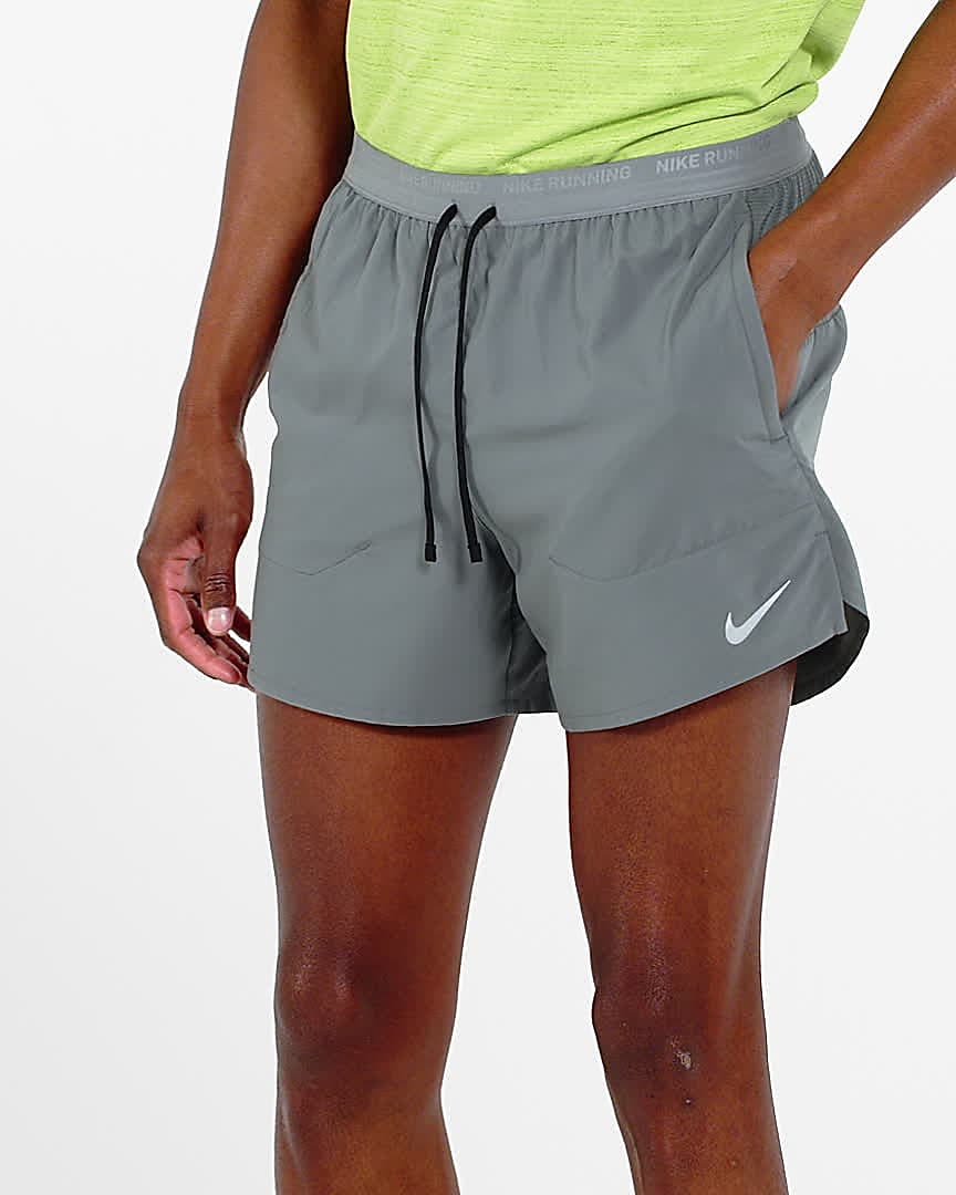 Nike Running Shorts Built In Underwear Aqua Green Girls Size Medium  910930-430