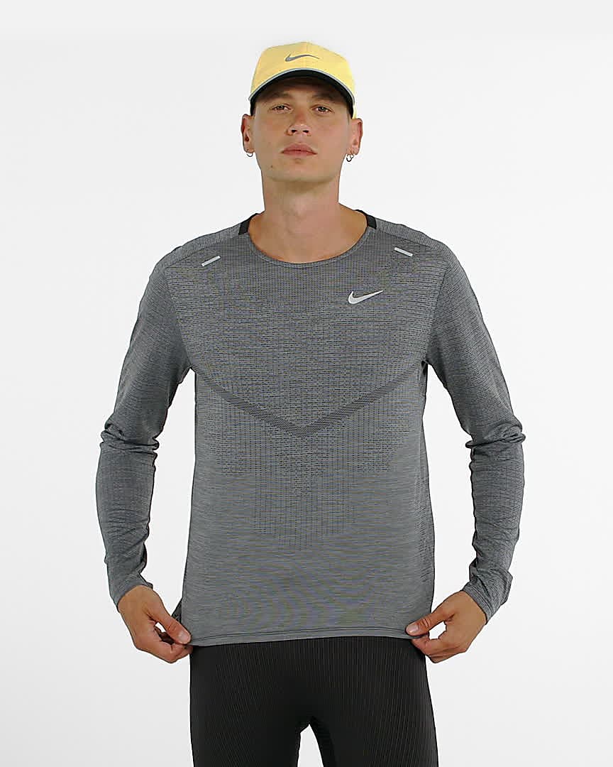 nike mens long sleeve running top