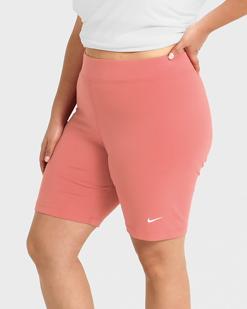Nike Sportswear Essential Women's Mid-Rise Bike Shorts (Plus Size).