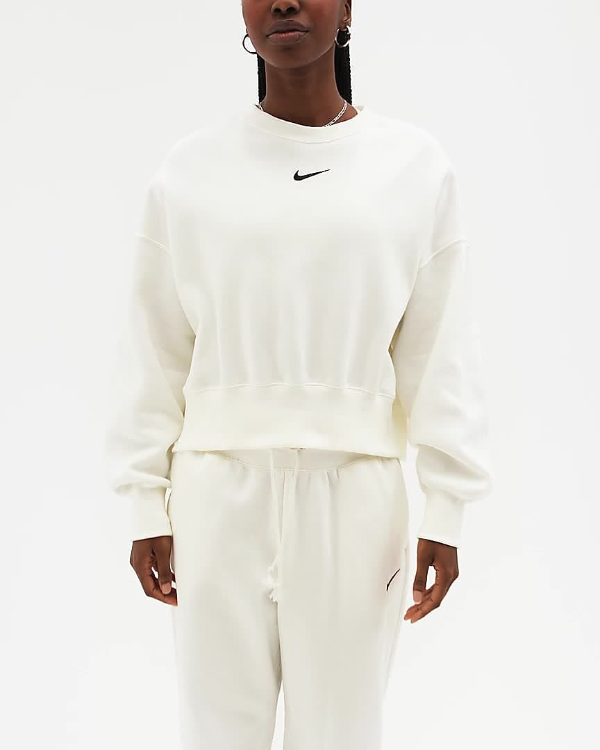cristiandad hombro grano Nike Sportswear Phoenix Fleece Sudadera de chándal de cuello redondo extra  oversize - Mujer. Nike ES