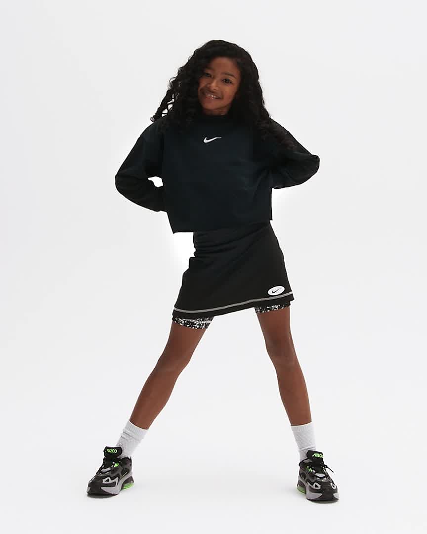 Nike Sportswear Older Kids Girls Dri FIT Crew Neck Sweatshirt