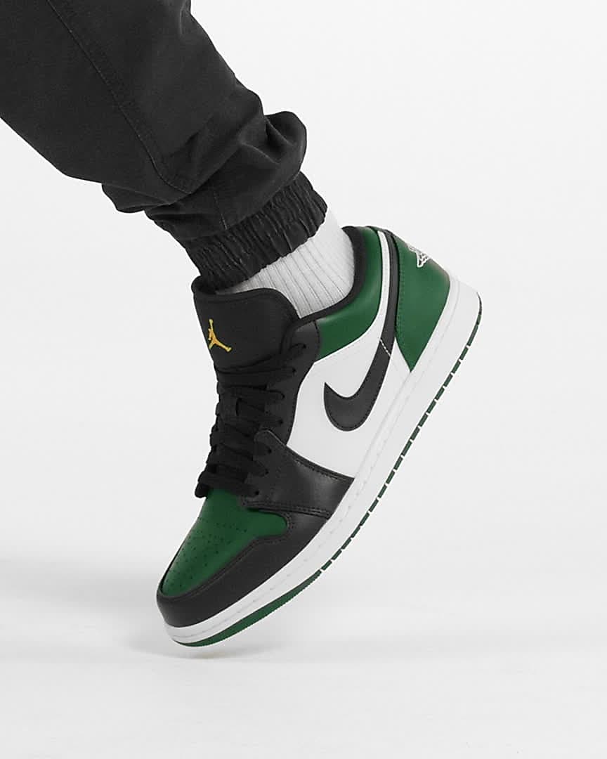 Air Jordan 1 green and black jordan 1 Low Men's Shoes. Nike.com