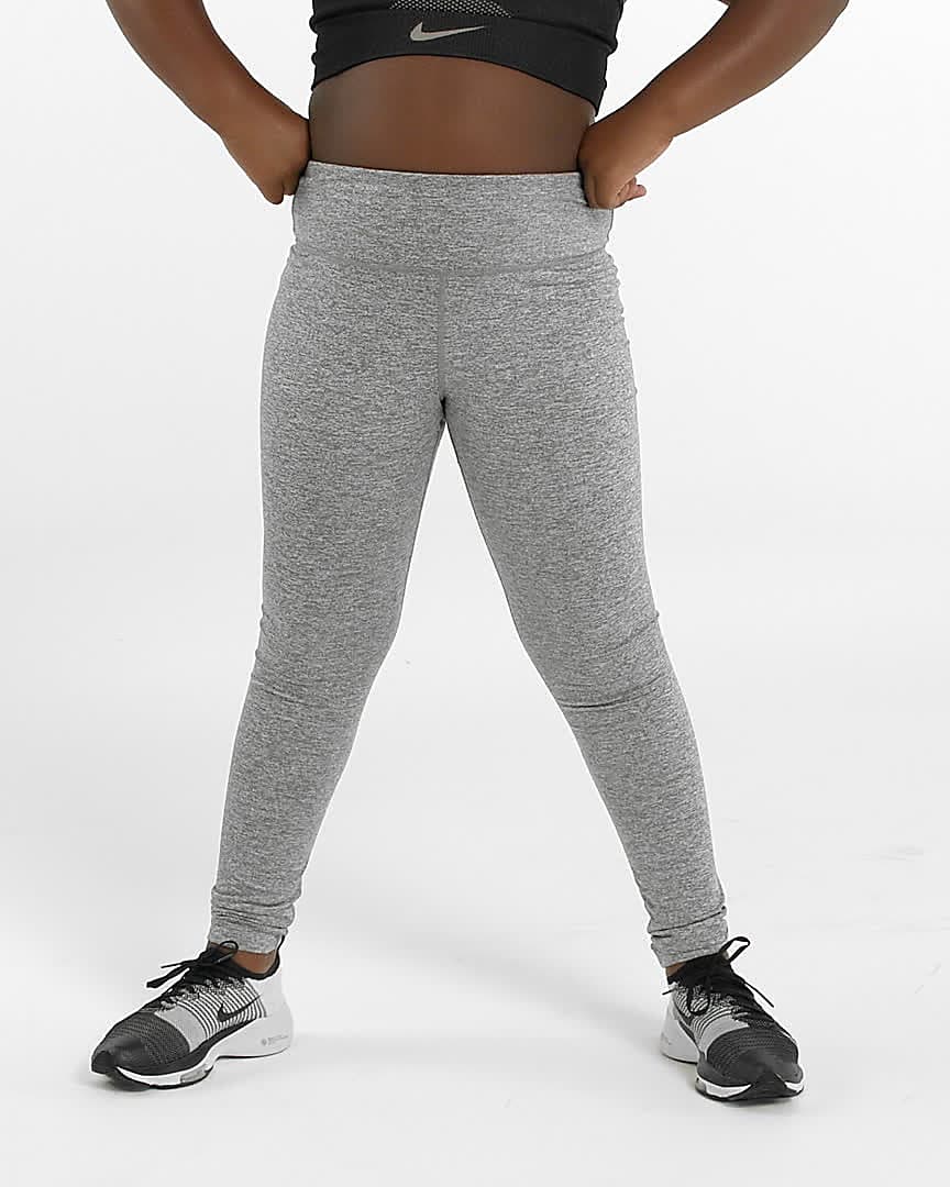 Nike Dri-FIT One Luxe Big Kids' (Girls') High-Rise Leggings (Extended  Size).