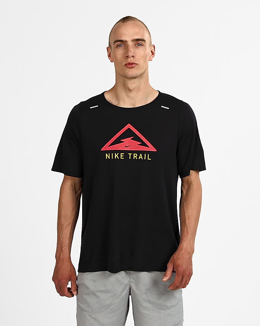 camisetas running hombre nike